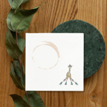 Giraffe på skridskor för babydusch