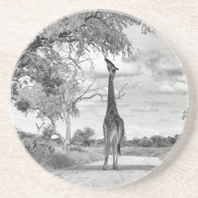 Giraffe på vägen underlägg (Framsidan)