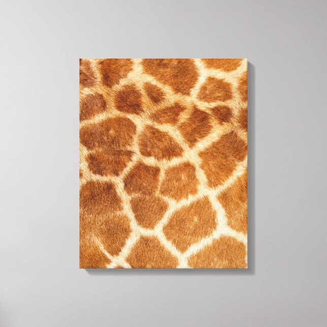 Giraffe Päls Skriv ut Canvastryck (Framsida)