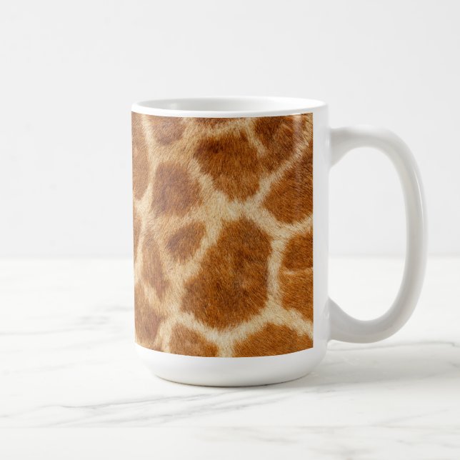 Giraffe Päls Skriv ut Kaffemugg (Höger)