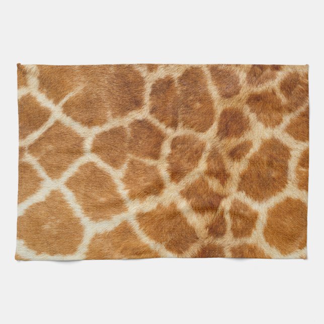 Giraffe Päls Skriv ut Kökshandduk (Horisontell)
