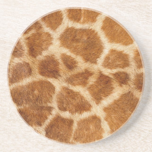 Giraffe Päls Skriv ut Underlägg (Framsidan)