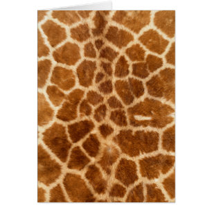 Giraffe Päls Wildlife Cards-serien Hälsningskort