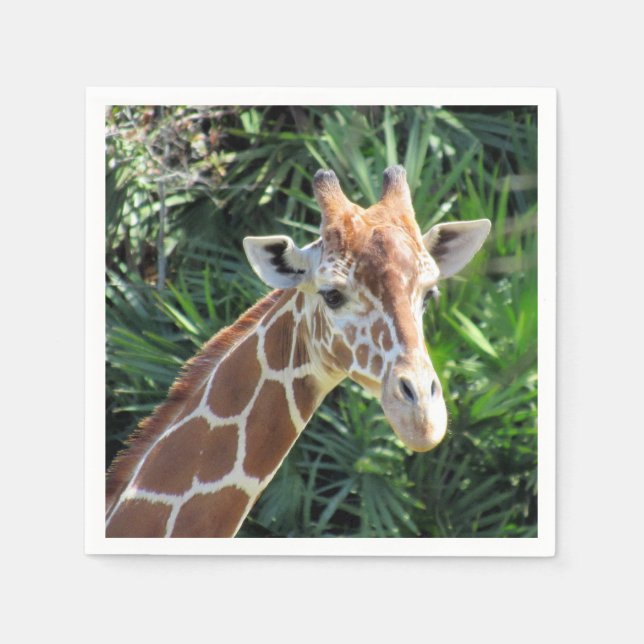 Giraffe Papper Napkins Pappersservett (Framsidan)
