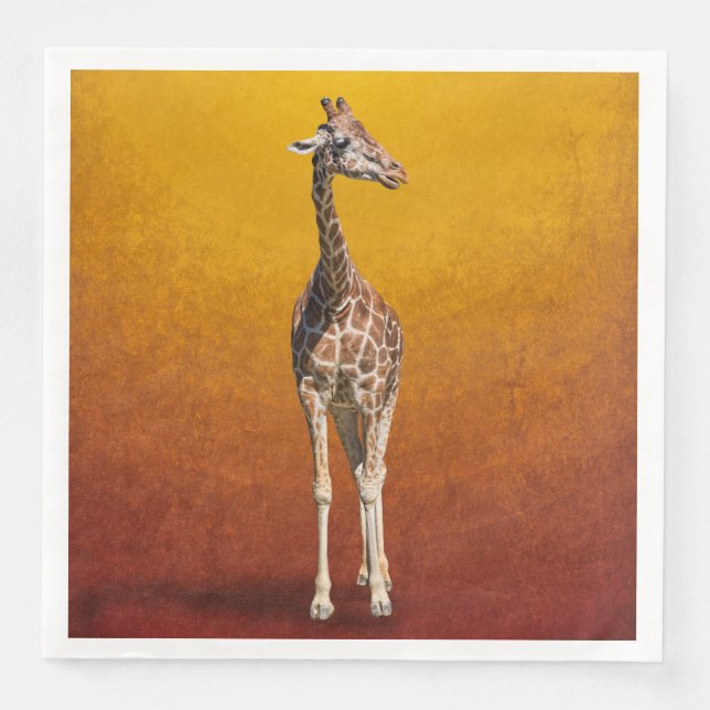 GIRAFFE PAPPERSSERVETT (Framsida)