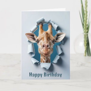 Giraffe, Pappra Hål Kort