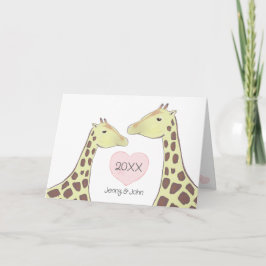 Giraffe par Förlovning Kort