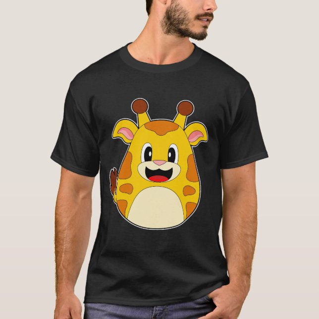 Giraffe Påsk Påskägg T Shirt (Framsida)