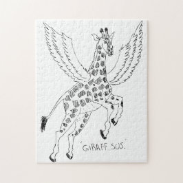 Giraffe + pegasus = Giraffsus Pussel