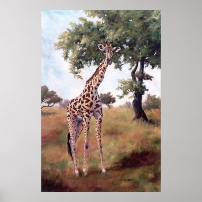 Giraffe Permanent Tall Poster (Framsidan)