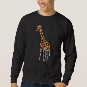 Giraffe Pet Animal Skriv ut leopard Girls Kvinnor Lång Ärmad Tröja