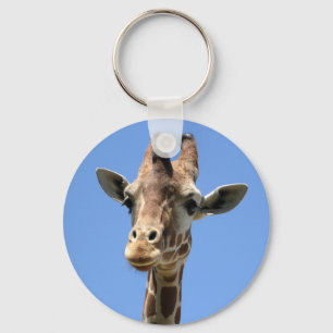 Giraffe Photo Nyckelring