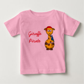 Giraffe Pirat Anpassningsbar Baby Bra Jersey T-Shi T Shirt