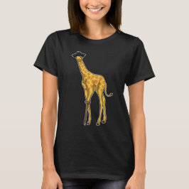 Giraffe Pirat Pirat hat T Shirt