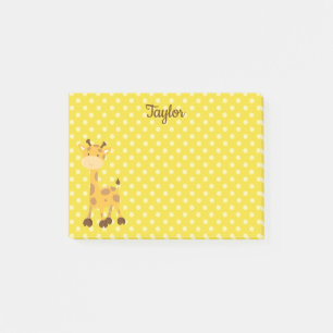 Giraffe Polka Dot Cutness Post-it Block