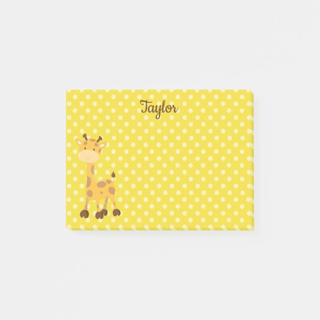 Giraffe Polka Dot Cutness Post-it Block (Framsida)