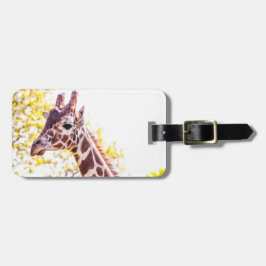 Giraffe Porträtt Bagagebricka