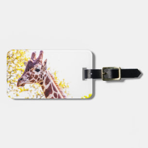 Giraffe Porträtt Bagagebricka