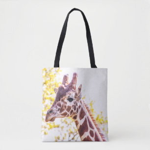 Giraffe Porträtt Tygkasse