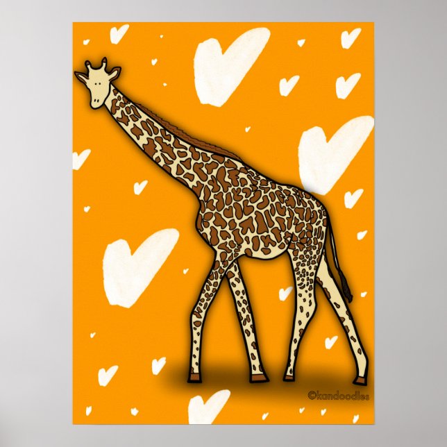 Giraffe Poster (Framsidan)