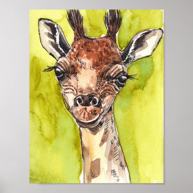 Giraffe Poster (Framsidan)