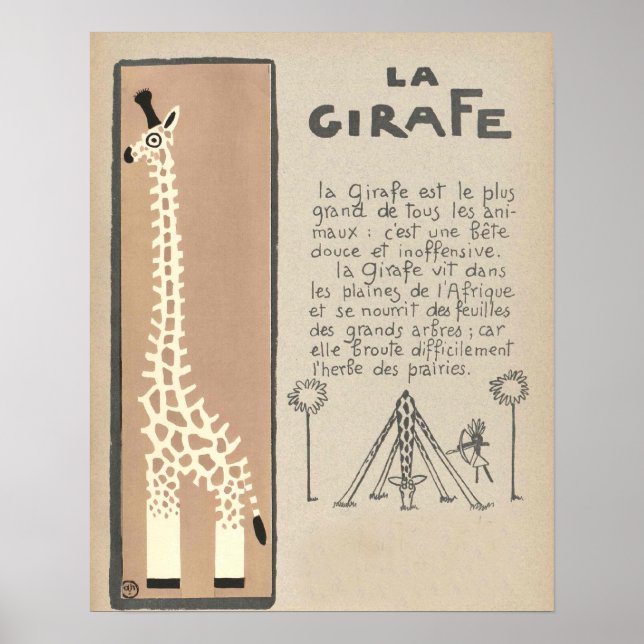 Giraffe Poster (Framsidan)