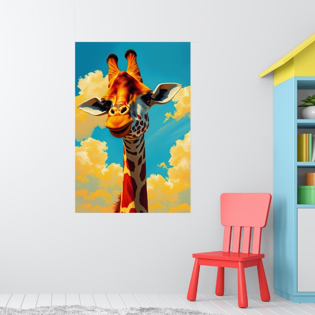 Giraffe Poster (Barnkammare 1)