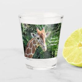 Giraffe - Pour it tall and Strong - Shot Glass
