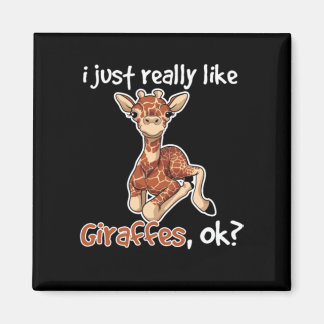 Giraffe precis verkligen som girafee ok magnet