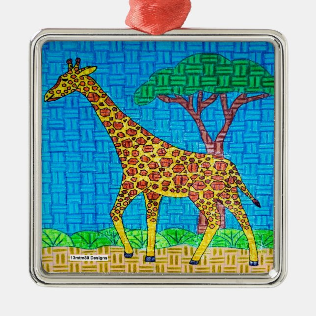 Giraffe - Premium Ornament (Framsidan)