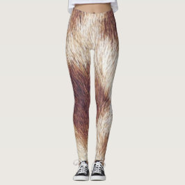 Giraffe-presspapper Leggings