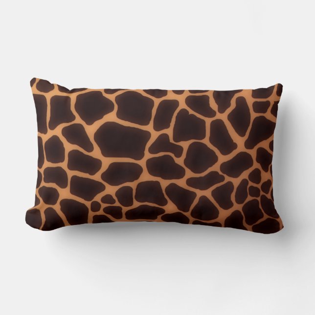 Giraffe Print American MoJo Pillow Lumbar Lumbarkudde (Framsida)