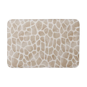Giraffe Print Bath Mat Badrumsmatta