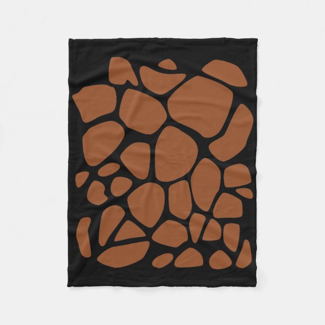 Giraffe Print Easy Diy Halloween Costume Fleecefilt (Framsidan)