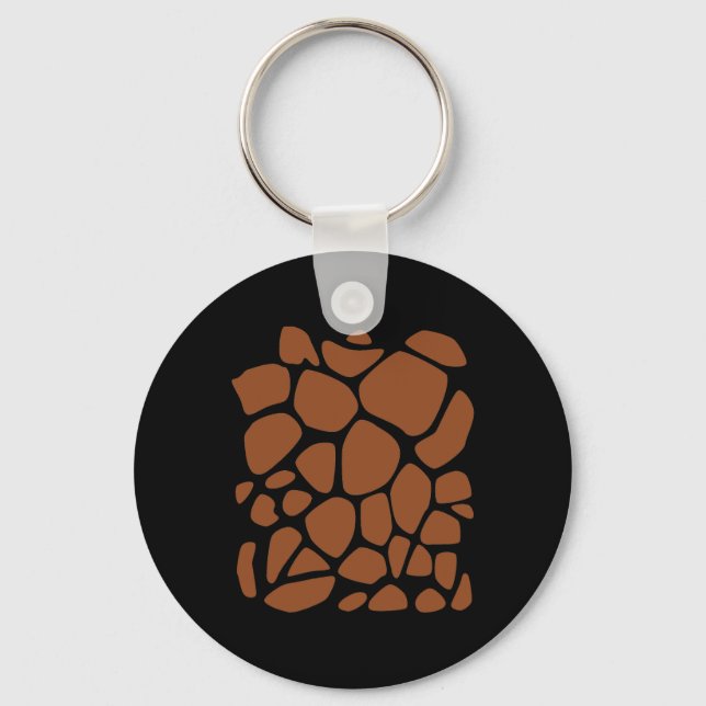 Giraffe Print Easy Diy Halloween Costume Nyckelring (Framsida)