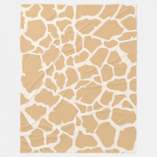 Giraffe Print Fleecefilt