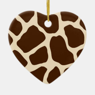 Giraffe Print Julgransprydnad Keramik