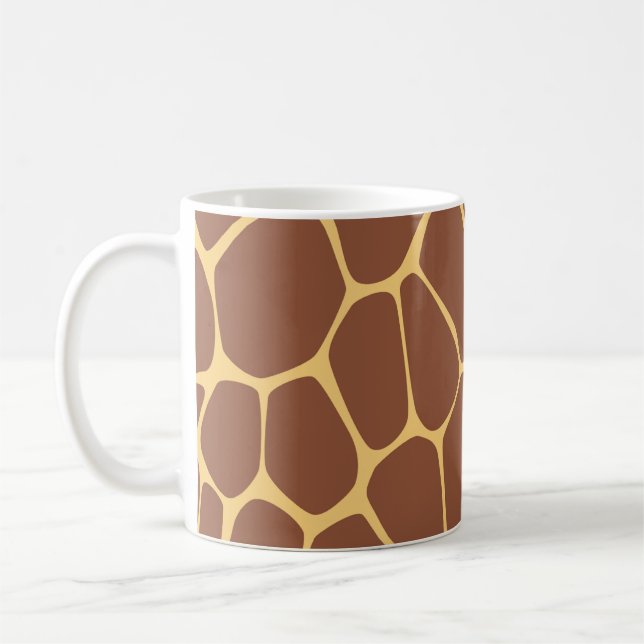 Giraffe Print Kaffemugg (Vänster)