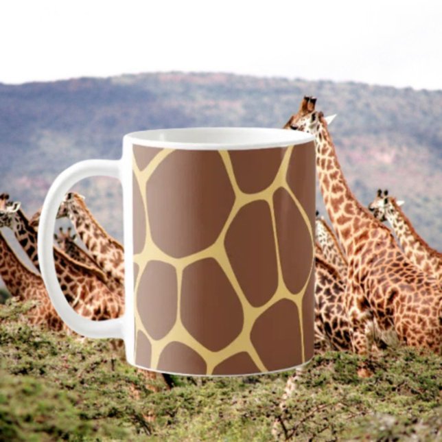 Giraffe Print Kaffemugg (Skapare uppladdad)