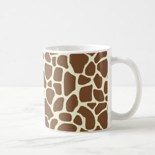 Giraffe print kaffemugg