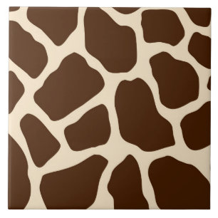 Giraffe Print Kakelplatta