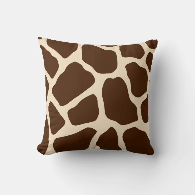 Giraffe Print Kudde (Framsida)