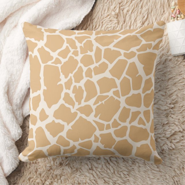 Giraffe Print Kudde (Filt)