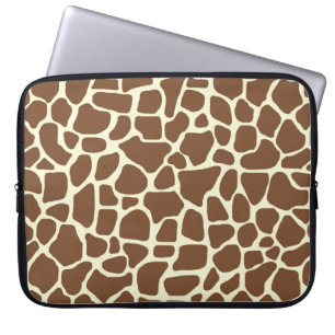 Giraffe print laptop sleeve
