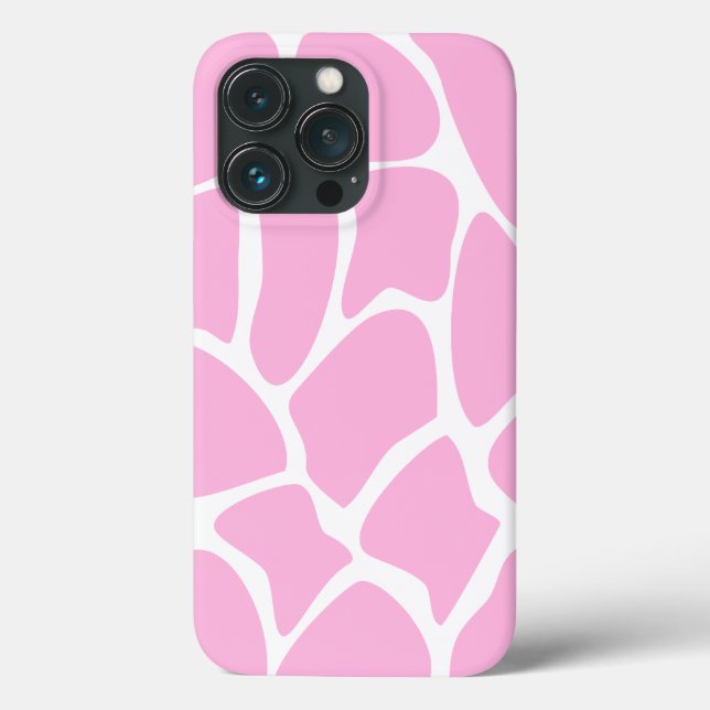 Giraffe Print Mönster i Candy Rosa. (Baksida)