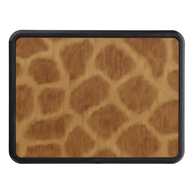 Giraffe Print Mönster Trailer Hitch Cover Dragkroksskydd (Framsidan)