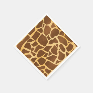 Giraffe Print Napkins Pappersservett