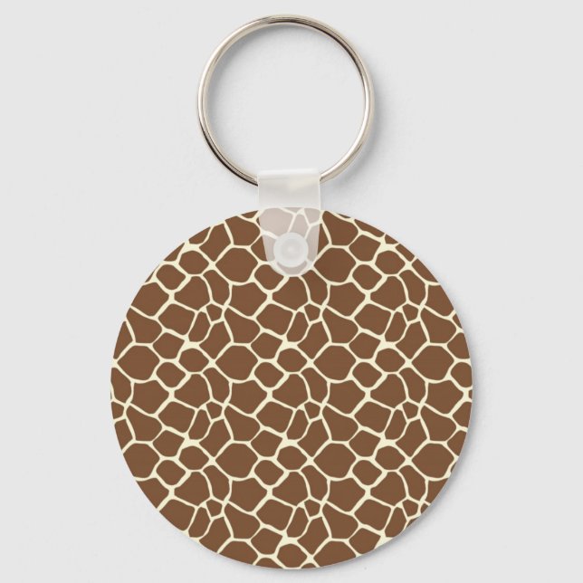 Giraffe Print Nyckelring (Framsida)