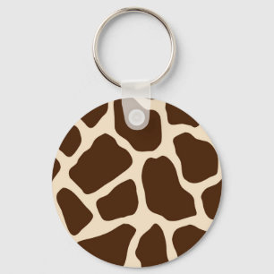 Giraffe Print Nyckelring