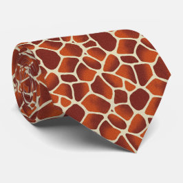 Giraffe Print Orange & Brown Animal Pattern Slips